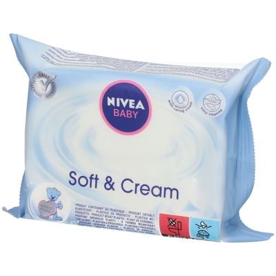 Nivea Baby Lingettes Soft & Cream