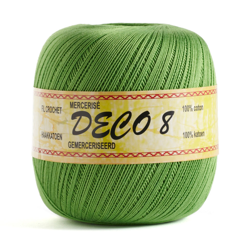 Pelote de fil à crocheter Déco8 - Vert en oferta