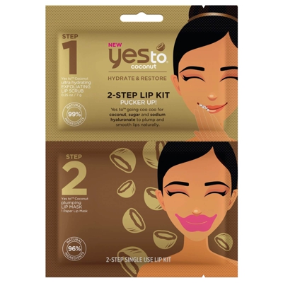 Kit pour les Lèvres 2 Étapes 2-Step Lip Kit yes to coconut