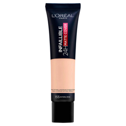 L’Oréal Paris Infallible 24hr Matte Cover Liquid Foundation 35ml (Various Shades) - 155 Natural Rose características