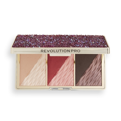Revolution Pro Crystal Luxe Face Palette - Berry Flush