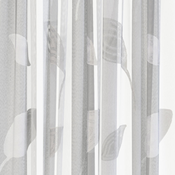 Voilage rayé avec feuille grande largeur en oferta