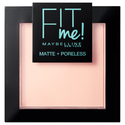 Poudre Ton sur Ton Matifiante Matte + Poreless Fit Me! Maybelline (différentes teintes disponibles) - 102 Fair Ivory precio