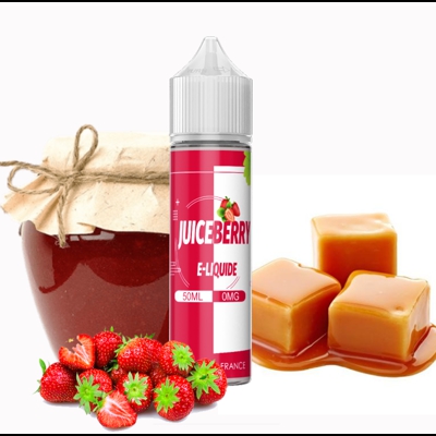 E-liquide Juice Berry 50 ml  50/50 PG/VG confiture de fraise & caramel