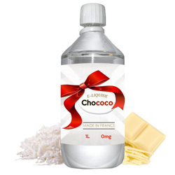 E liquide Chococo - 1 l - 50/50 PG/VG - 1 000 ML - chocolat blanc noix de coco características