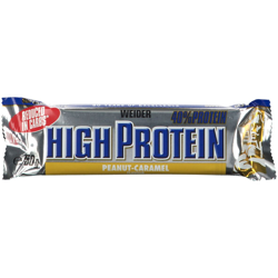 Weider® LOW Carb High Protein BAR Cacahuète - Caramel características