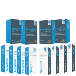 Nourkrin Man for Hair Preservation 12 Month Bundle with Shampoo and Conditioner x4 características