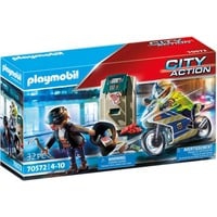 City Action Policier avec moto et voleur, Jouets de construction