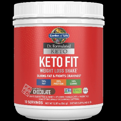 Keto Fit Shake Protéiné - Chocolat - 365g