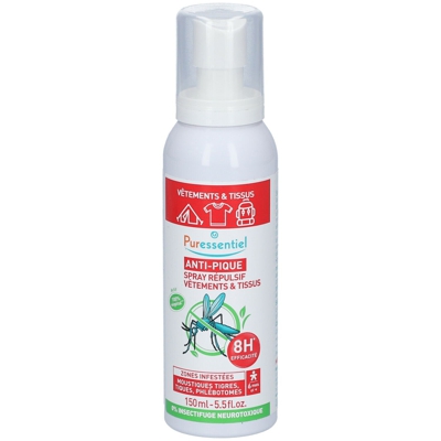 Puressentiel Anti-Pique Spray Répulsif Vêtement & Tissus