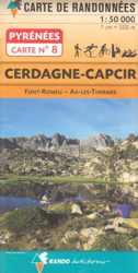 Carte de randonnées Pyrénées - Cerdagne, Capcedir (Cartes Topographiques) precio