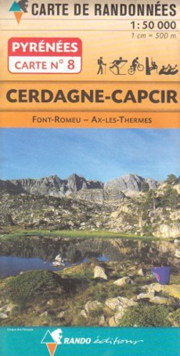 Carte de randonnées Pyrénées - Cerdagne, Capcedir (Cartes Topographiques)