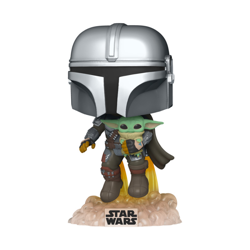 THE MANDALORIAN JET PACK AVEC THE CHILD / STAR WARS THE MANDALORIAN / FIGURINE FUNKO POP precio