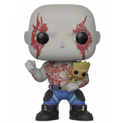 DRAX AVEC GROOT / LES GARDIENS DE LA GALAXIE / FIGURINE FUNKO POP / EXCLUSIVE en oferta