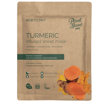 BeautyPro Turmeric Infused Sheet Mask 22ml