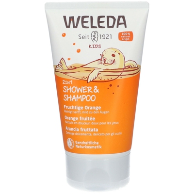 Weleda Kids Crème de Douche 2 en 1 Enfants - Orange fruitée