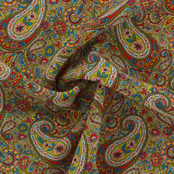 Tissu liberty soie crêpe arabesques precio