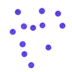Boutons mini violet 6 mm características