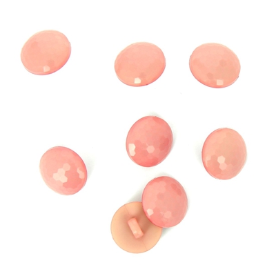 Boutons diamant rose 15 mm