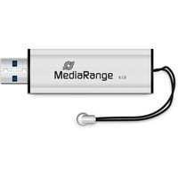 MR914 lecteur USB flash 8 Go USB Type-A 3.2 Gen 1 (3.1 Gen 1) Noir, Argent, Clé USB