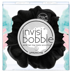 Anneau Scrunchie en spirale pour cheveux invisibobble Sprunchie - True Black (noir véritable) en oferta