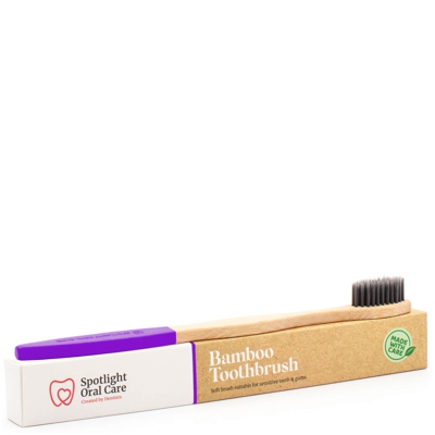 Spotlight Oral Care Bamboo Toothbrush - Purple