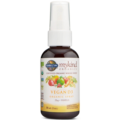 mykind Organics Spray Vitamine D3 - Vanille - 58ml