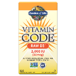 Vitamin Code Vitamine D3 2000 lu 120ct Capsules precio