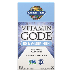 Vitamin Code Hommes 50+ - 120 Capsules características