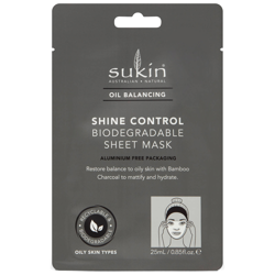 Sukin Oil Balancing Shine Control Sheet Mask Sachet 25ml precio