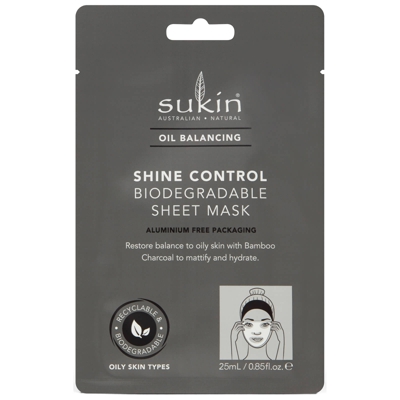 Sukin Oil Balancing Shine Control Sheet Mask Sachet 25ml