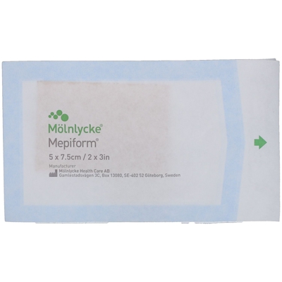 Mepiform Pansement auto-adhésif siliconé Anti-Cicatrice 5 cm x 7.5 cm