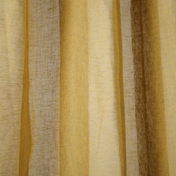 Tissu voile grosses rayures jaune Canyon grande largeur en oferta