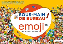 Sous-main de bureau emoji precio