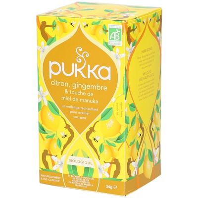 pukka Citron, Gingembre et Miel de Manuka