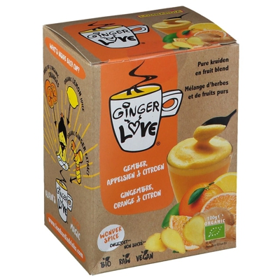 GingerLove Bio Thé Gingembre, Orange & Citron