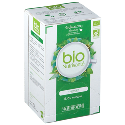 Infusion Bio Thé Vert à la menthe en oferta