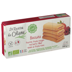 Celiane Biscuit Fruits Rouges Fourré Bio características