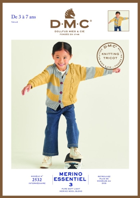 Leaflet DMC gilet enfant Merino Essentiel