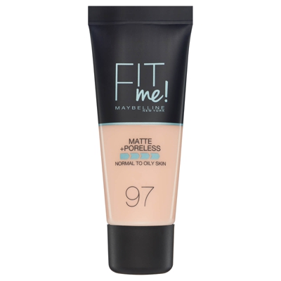 Fit Me! Maybelline Fond de Teint Matte + Poreless 30 ml (différentes teintes disponibles) - 097 Natural Porcelain