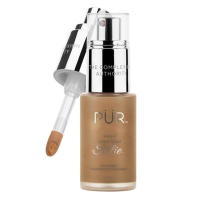 PÜR 4-in-1 Love Your Selfie Longwear Foundation and Concealer 30ml (Various Shades) - MN2