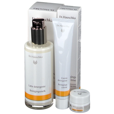 Dr. Hauschka Lait nettoyant, Crème nettoyante et Baume lèvres