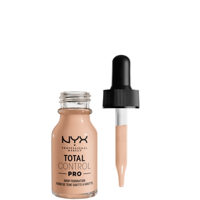 NYX Professional Makeup Total Control Pro Drop Controllable Coverage Foundation 13ml (Various Shades) - Light