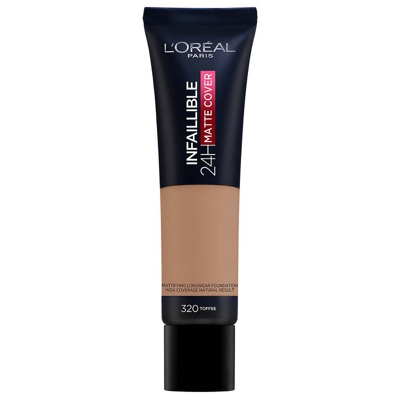 L'Oréal Paris Infallible 24hr Matte Cover Foundation 35ml (Various Shades) - 320 Toffee