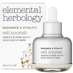 Sérum facial Éclat & Vitalité Cell Nourish Radiance & Vitality Elemental Herbology características