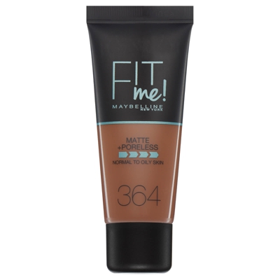 Fit Me! Maybelline Fond de Teint Matte + Poreless 30 ml (différentes teintes disponibles) - 364 Deep Bronze