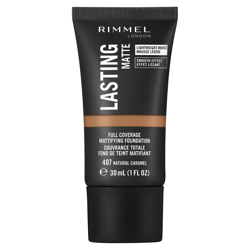 Rimmel London Lasting Matte Foundation 30ml (Various Shades) - 407 Natural Caramel precio