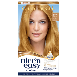 Clairol Nice' n Easy Crème Natural Looking Oil Infused Permanent Hair Dye 177ml (Various Shades) - 8GN Medium Golden Neutral Blonde en oferta