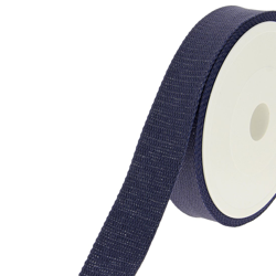Sangle coton bleu marine argenté 30 mm características