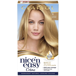 Clairol Nice' n Easy Crème Natural Looking Oil Infused Permanent Hair Dye 177ml (Various Shades) - 8 Medium Blonde precio